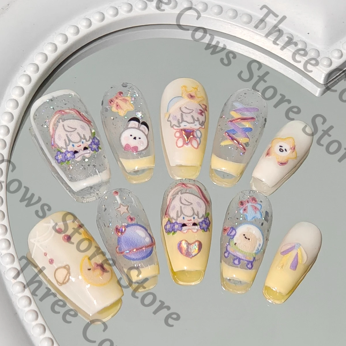 Аниме Love and Deepspace Xavier косплей мультфильм студент чистый ручной работы