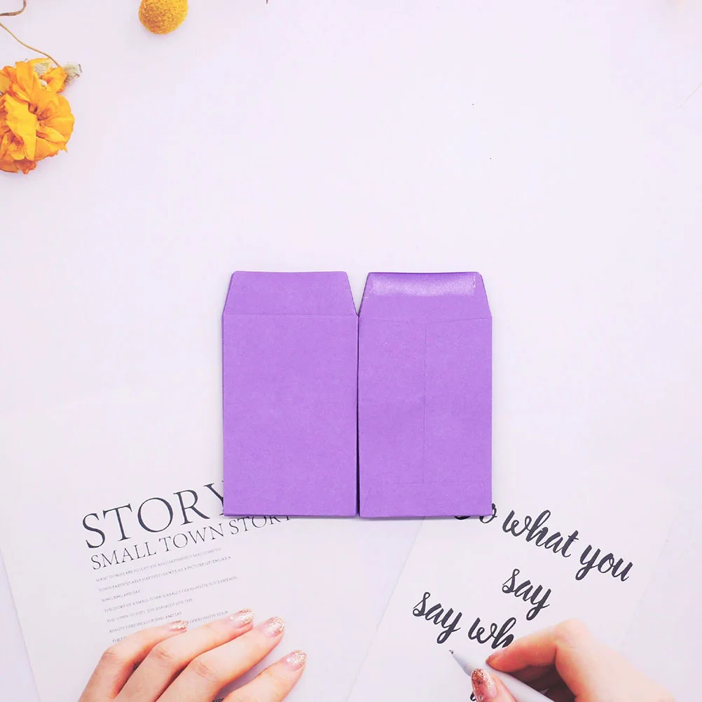 50 шт. конверты для упаковки карточек ключ набивки наличных денег небольшой