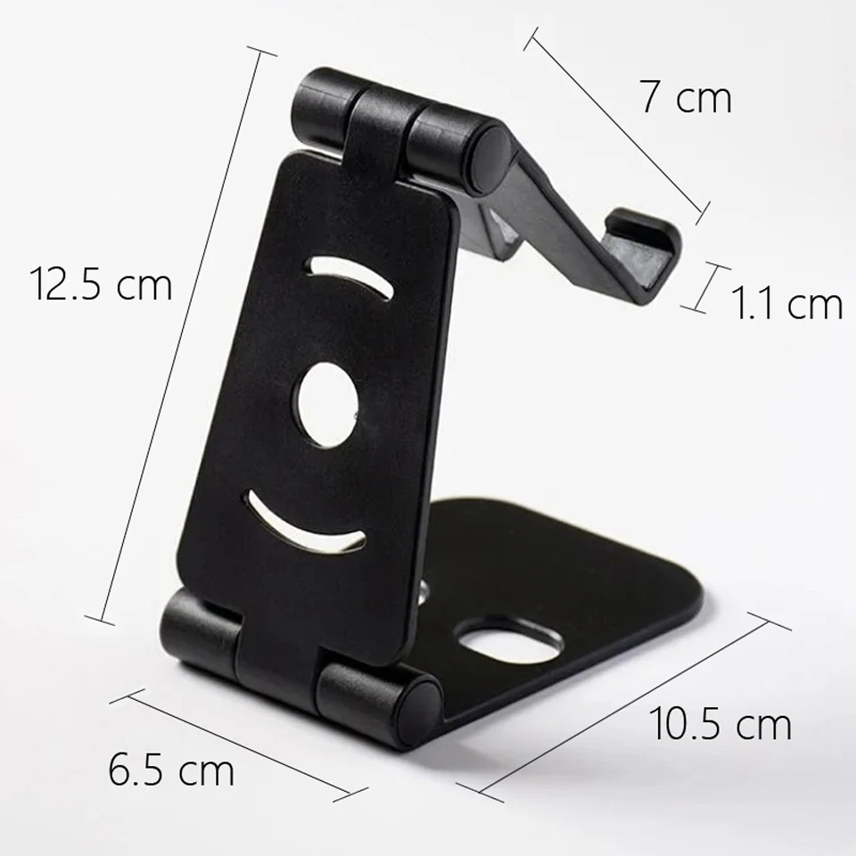 portable mini mobile phone holder foldable desk stand holder 4 degrees adjustable universal for iphone andorid phone free global shipping