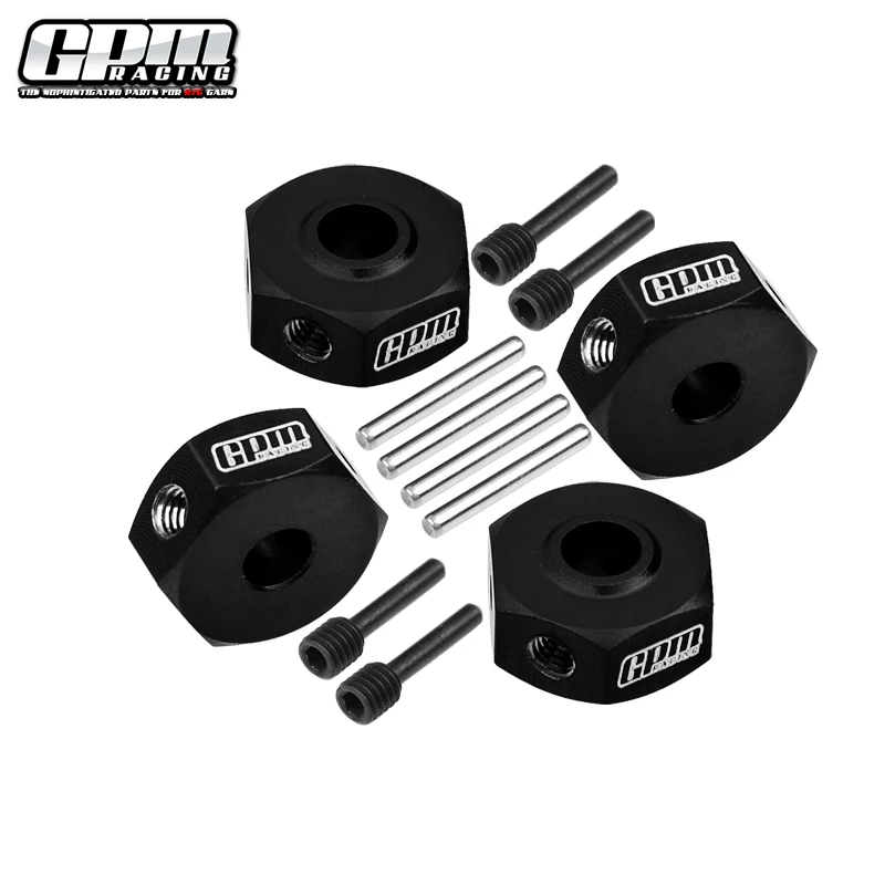 GPM Алюминиевые шестигранные переходники 12 мм для Megalodon 1/18 LOSI