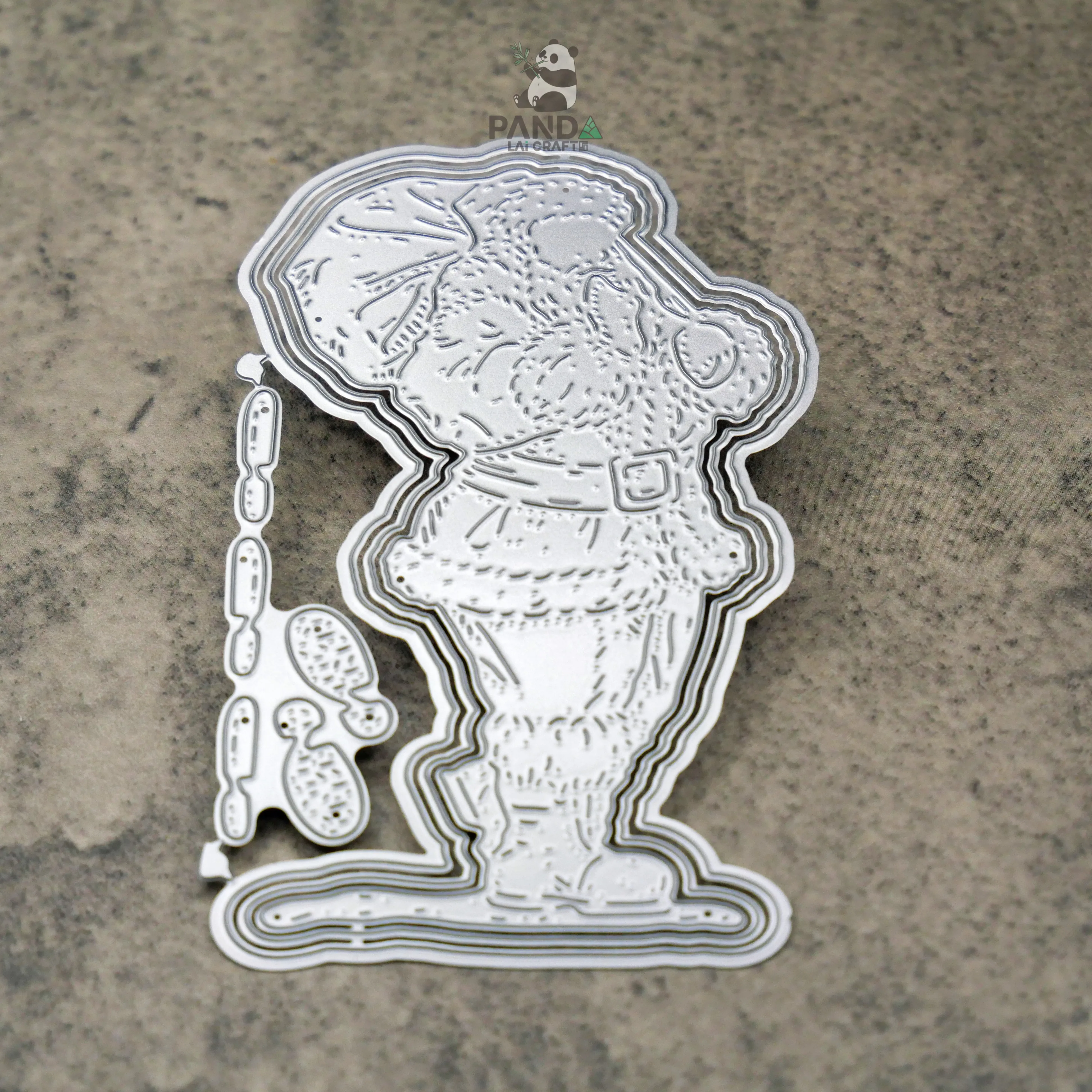 Набор штампов PANDALAI Father Christmas металлические штампы сделай сам декоративное