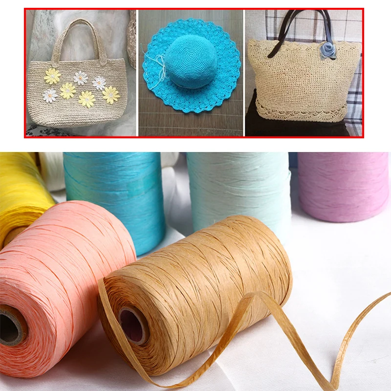Thread Rope Packing Belt Rope Crocheting Gift Wrap Bag Sunhat Beach Hat Thread