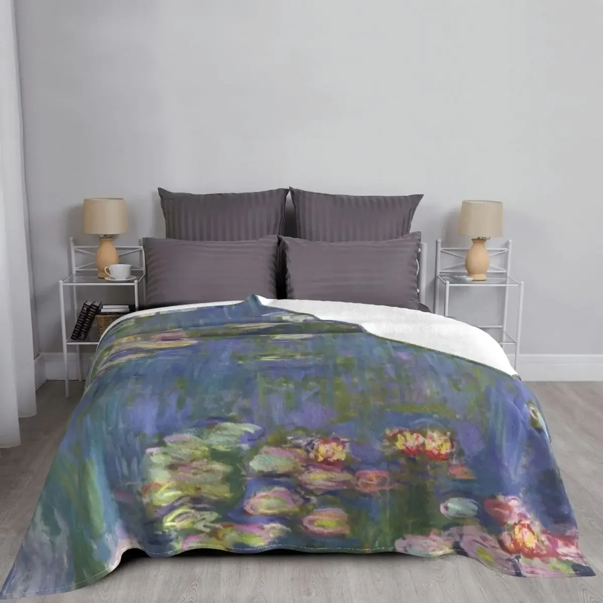 Плед-одеяло Клод Моне (1916) одеяла для кровати детский спальный мешок