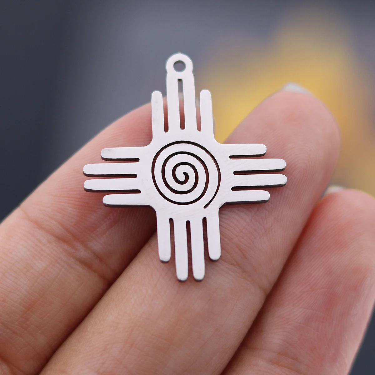 Набор подвесок Zia Sun из нержавеющей стали 3шт