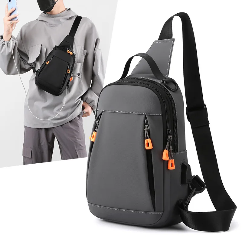 INS Recommend Men's Chest Bags Sling Messenger Shoulder Crossbody Bag Men‘s Casual Travel Female Large Bags Handbag bolasa