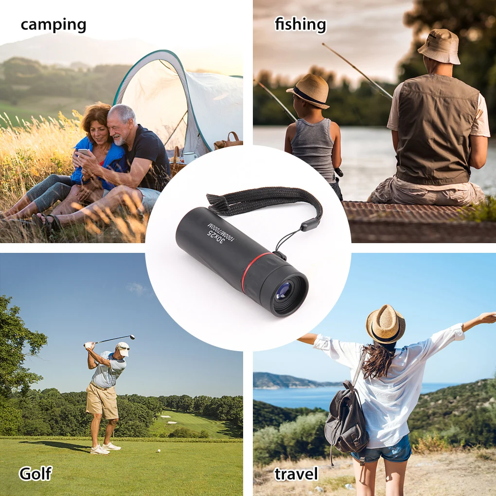 

Outdoor Sport Telescope Camping Hiking Watching Portable Optical Monocular Adjustable Single-tube Spotting Scope