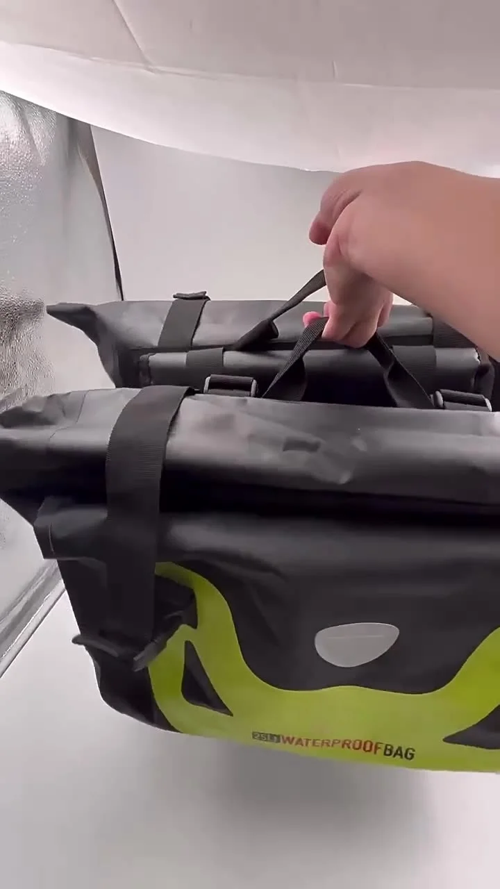 Водонепроницаемая сумка для мотоцикла седельная ночные светоотражающие боковые