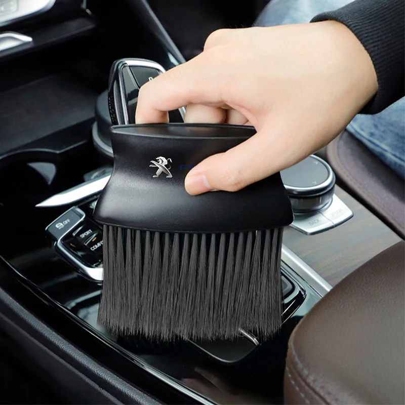 

Щетка для чистки автомобиля, щетка для чистки воздуховыпускного отверстия для Peugeot 206, 308, 307, 208, 207, 3008, 2008, 508, 407, 301, аксессуары, 1 шт.