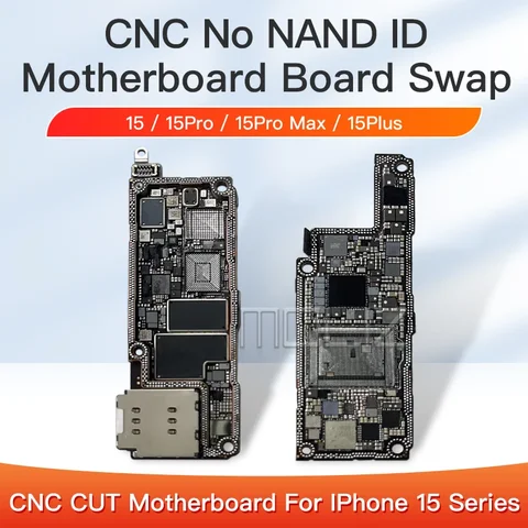 Материнская плата CUT с ЧПУ для IPhone15 Pro Max, США, ЕС, логическая плата, полировка процессора AP, RF плата IPhone15Plus, переключение процессора, резка основной полосы