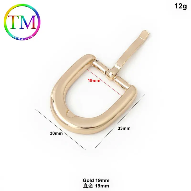 10-50Pcs Metal D Ring Pin Buckle Bags Strap Adjustment Hook Clasps Diy Bag Leather Strap Betlt Hardware Accessories