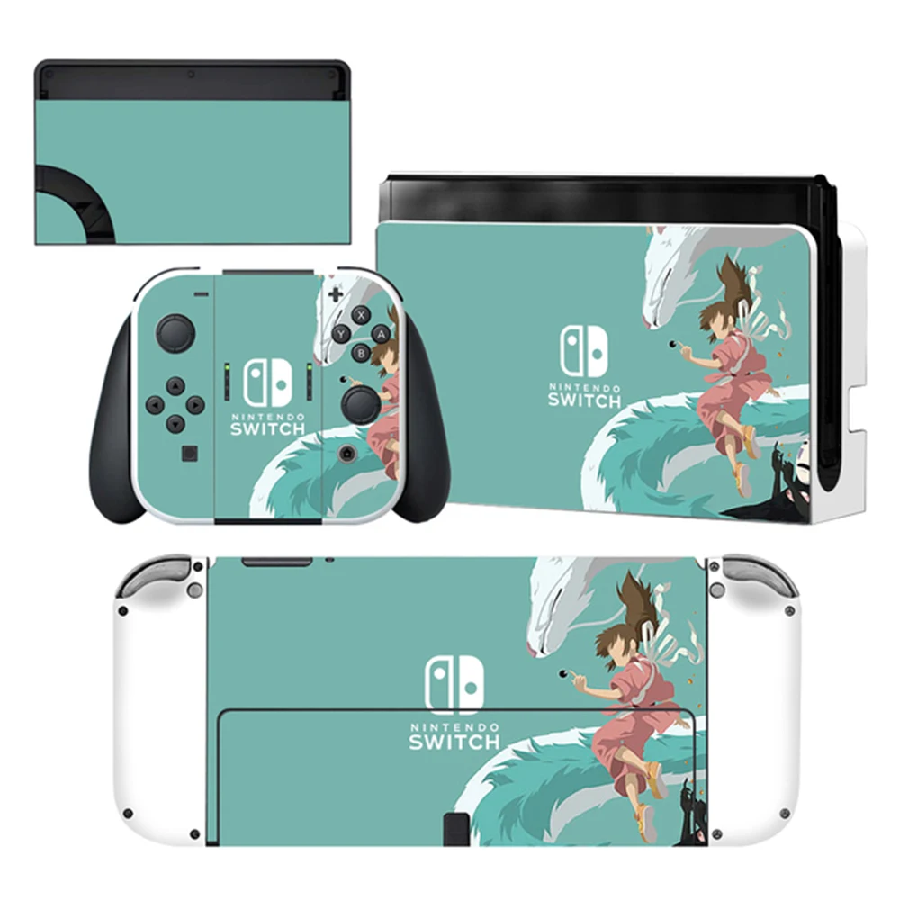

Spirited Away Style Vinyl Decal Skin Sticker For Nintendo Switch OLED Console Protector Game Accessoriy NintendoSwitch OLED