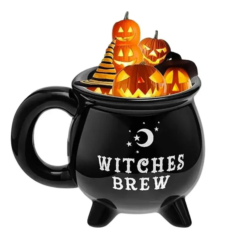 

Керамическая кружка ведьмы черная