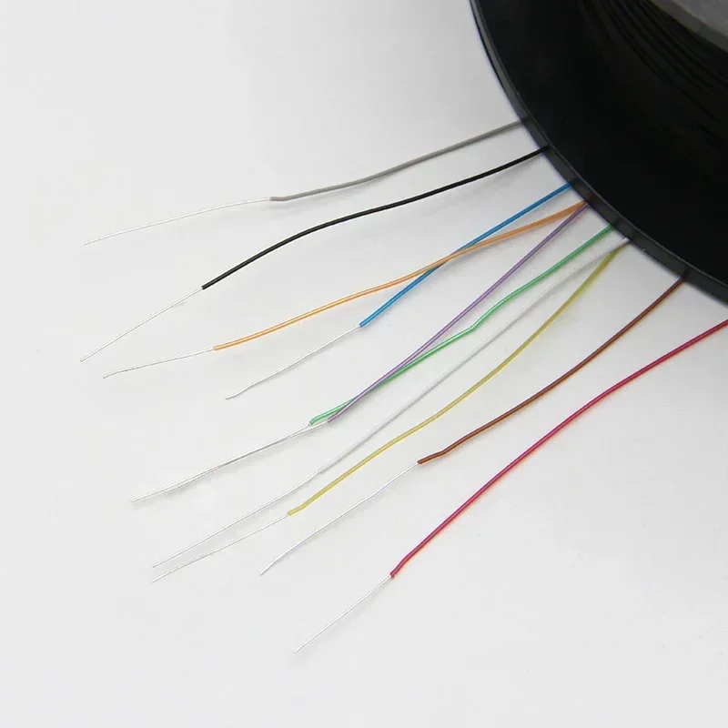 5/10/50 м UL1423 PTFE посеребренный медный провод 38/36/34/30/28/26AWG высокотемпературный