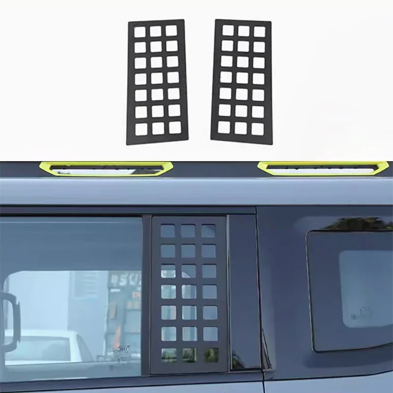 

Для JETOUR Traveler T2 2023-2024 пленка для бокового окна автомобиля модифицированная пленка для заднего окна солнцезащитное стекло цветок наклейка металлическая наклейка
