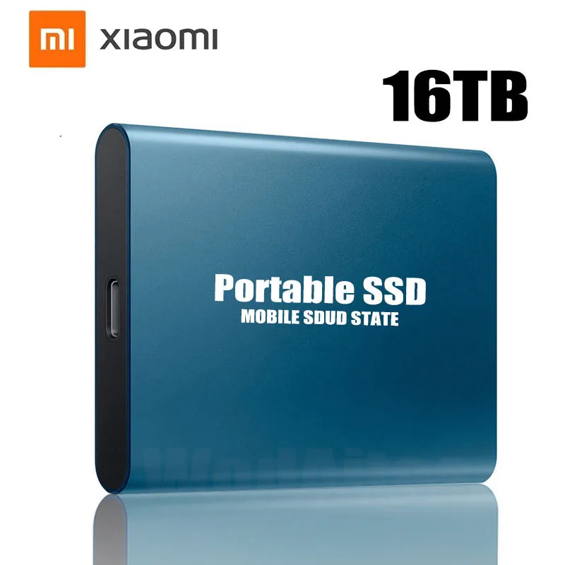 

Mini SSD 16TB High-capacityUSB3.1Type-C Interface High-speed PortableHard Disk Metal Matte Surface Material External Hard Disk