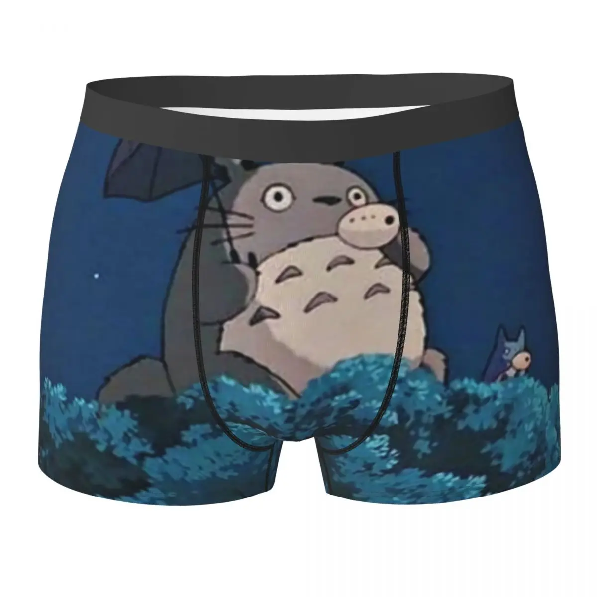 Totoro Unterwäsche Totoro Atmungs Höschen Sublimation Boxer Kurze Beutel Männer Oversize Stamm