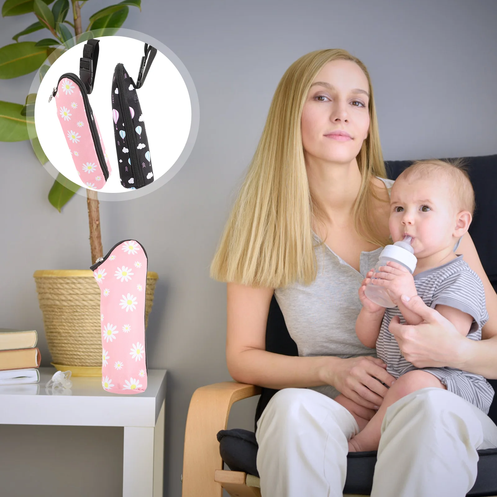 

2 шт., дорожные бутылочки для кормления, с изоляцией