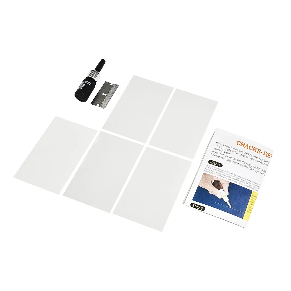 

1 Set Automotive Glass Repair Fluid NEW Cracked Glass Repair Kit Windshield Kits DIY Cars Window Tools Glass Scratch