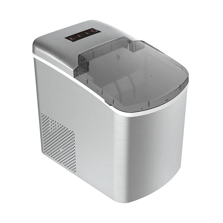 

Low Energy Consumption 12Kg/24H Countertop Ice Maker Machine Electric Stainless Steel Ice Makers