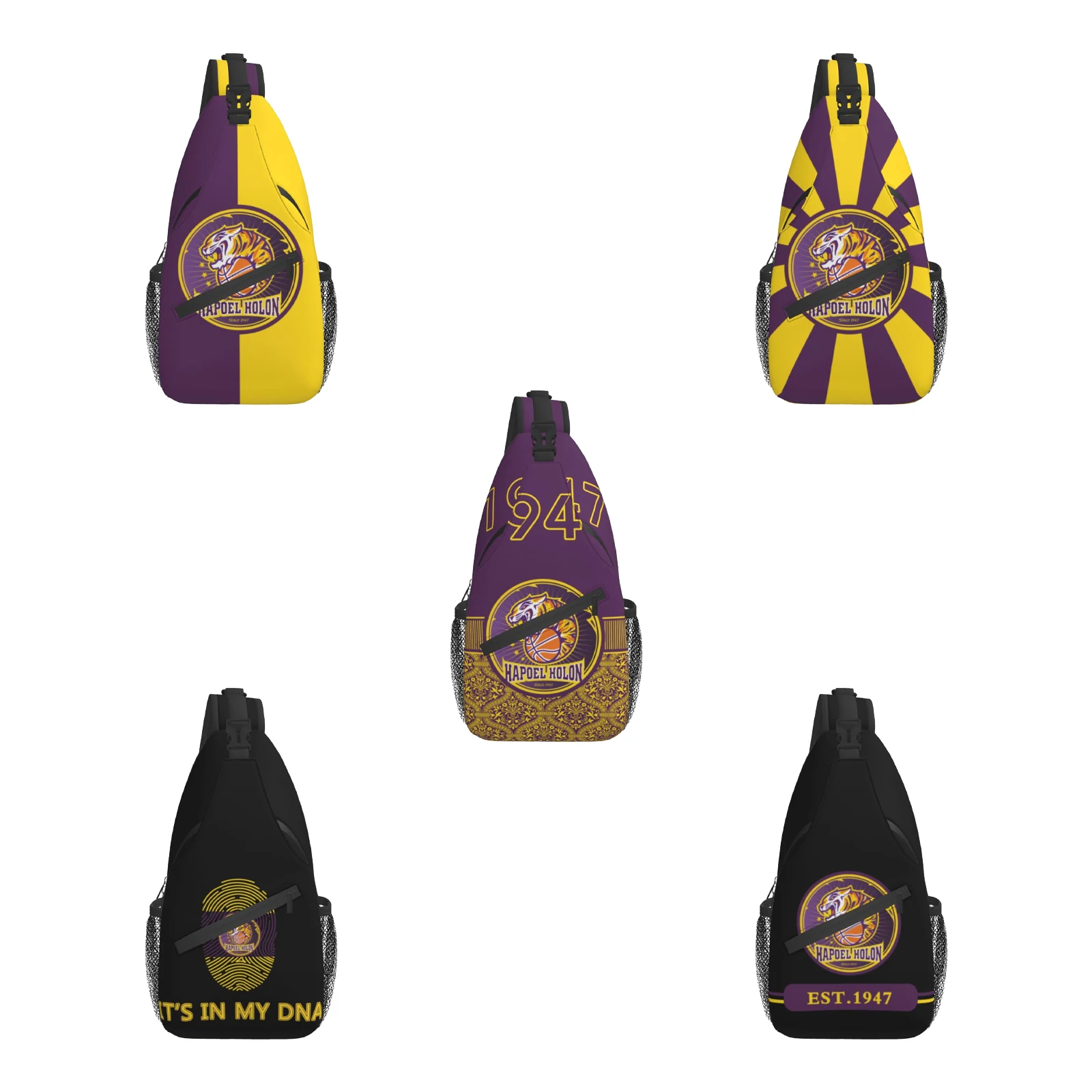 

Israel Hapoel Holon Bc Crossbody Sling Bag Shoulder Backpack Crossbody Chest Bag for Women & Men