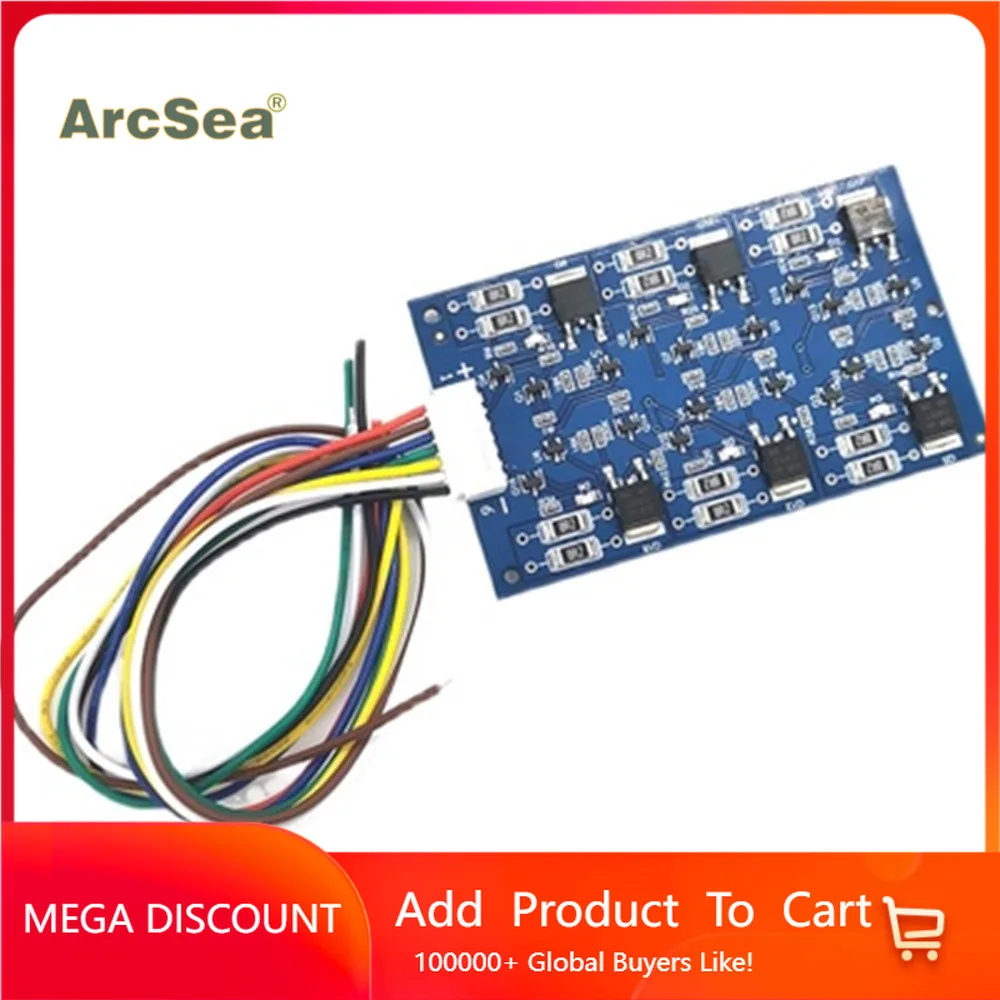 

2.7V/16V LTO 6S Balance Board Equalization Circuit Lithium Titanate Battery/Super Farad Capacitor Protection Board