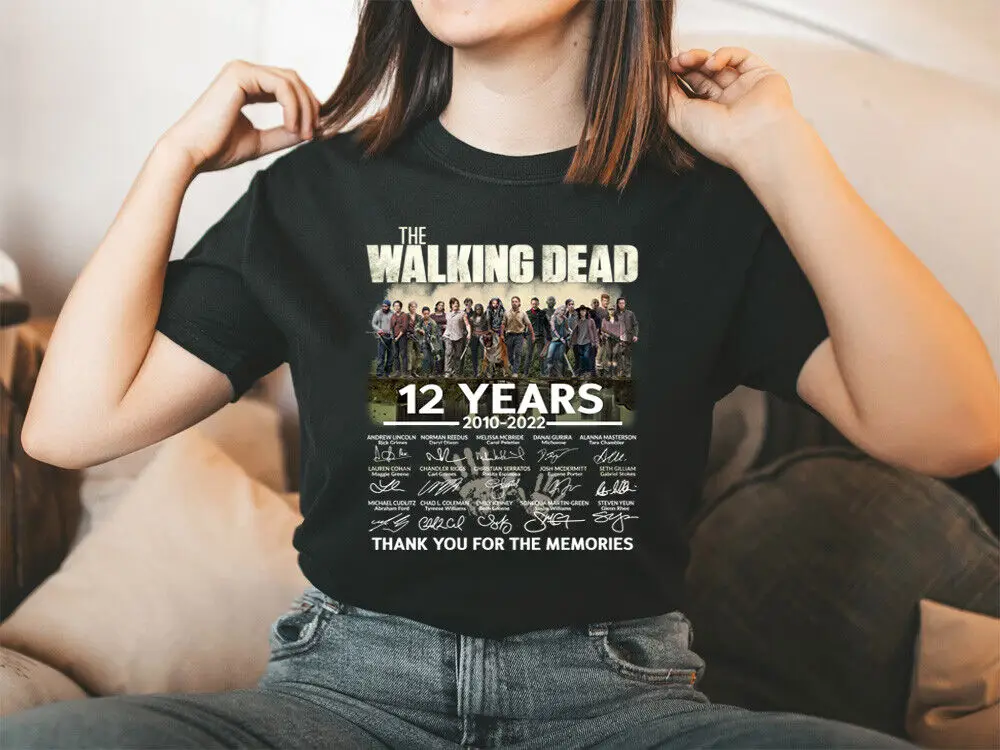 The Walking Dead 12 Years Anniversary In Wake Of A Zombie Apocalypse T-shirt