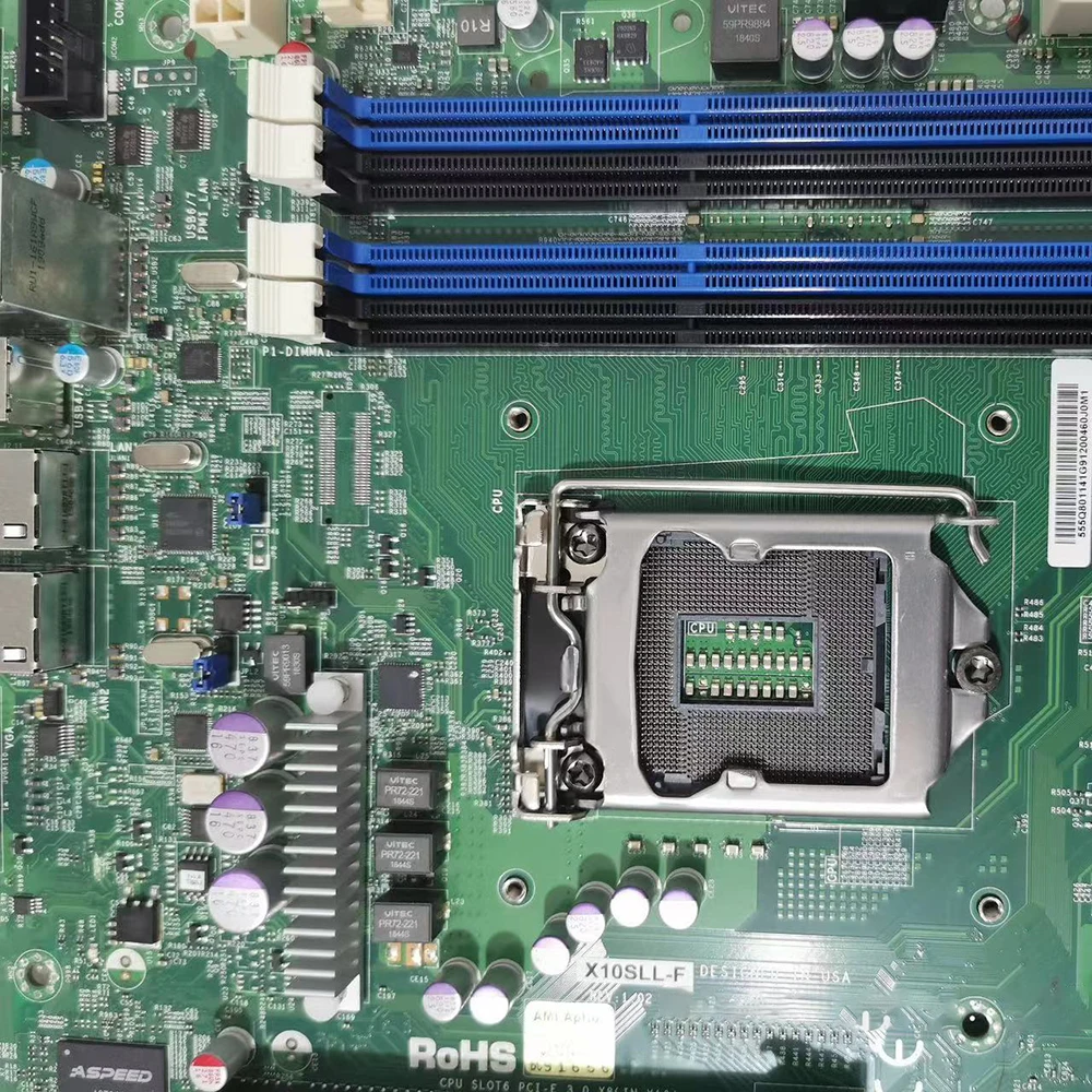 X10SLL-F для серверной материнской платы Supermicro DDR3 LGA1150 E3-1200 v3/v4 4-го поколения
