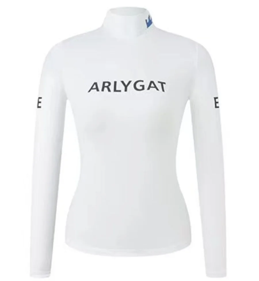 Spring and autumn new golf ladies base coat compatimarklona golf ladies long sleeve fashion slim body sunscreen coat long sleeve