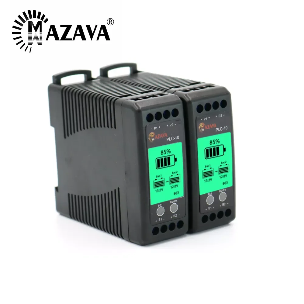 

PNE-10 PLC-10 Voltage Controller Battery Equalizer Batteries Balance Lead Acid Battery Connected in Parallel Series LCD Meter