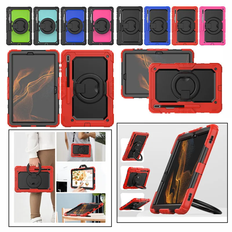 Чехол-подставка для Samsung Galaxy Tab S8 Plus 12 4 дюйма 2022 телефона S7Fe T730 T735 T736 T733 S7 T970 T975 T976