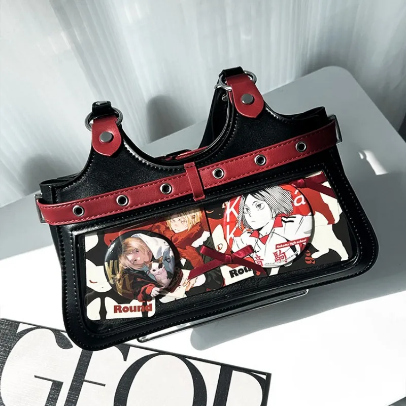 Модная дизайнерская сумка на плечо с отображением JK униформа из искусственной