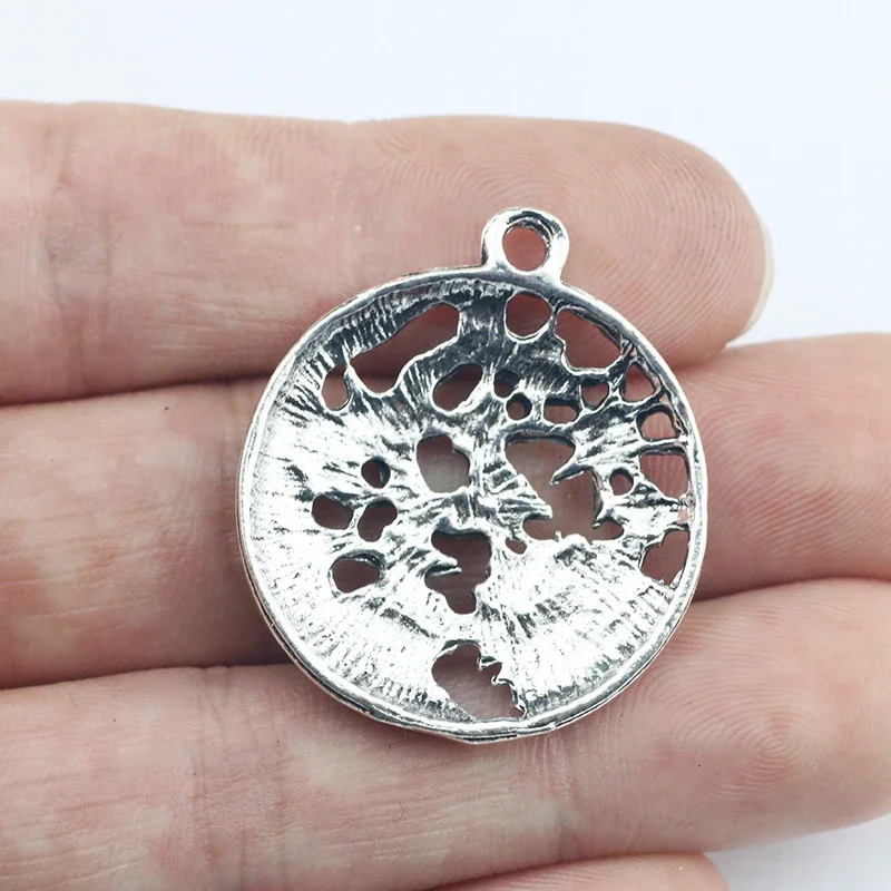 Новинка 3 шт. 30*35 мм смешанный сплав античное серебро цвет луна звезды солнце