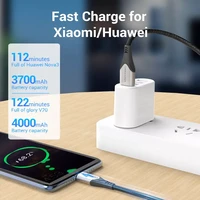 2022 usb type c cable for huawei p40 3a fast usb charging usb c charger date wire for xiaomi redmi note 8 type c cabo cable