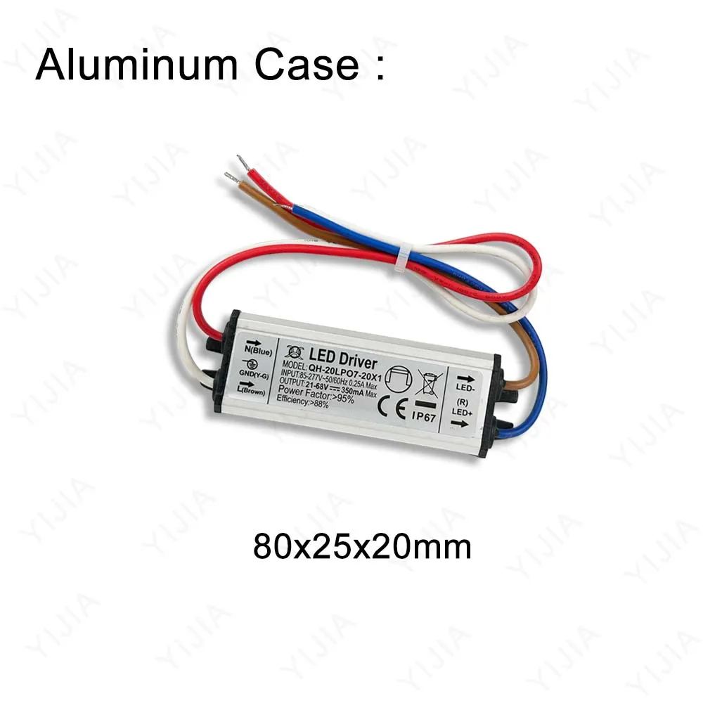 Фото Светодиодный привод 300mA 420mA 600mA 900mA Источник питания AC85 - 220V для светодиодного освещения 7W 10W 12W 15W 18W 20W №5