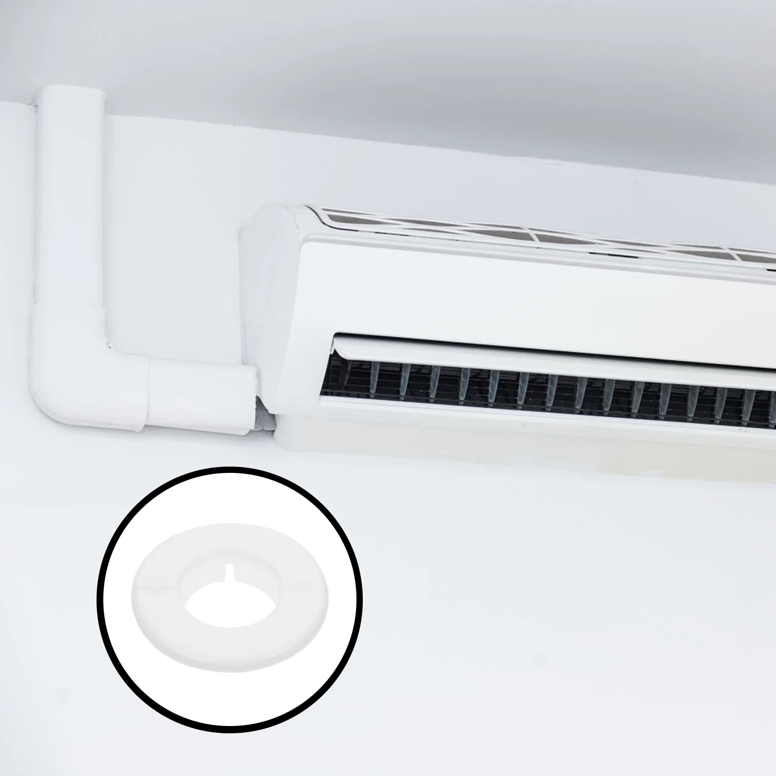 

10pcs Hand Rail Base Trim Cover Air Conditioner Hole Cover Radiator Covers for Home