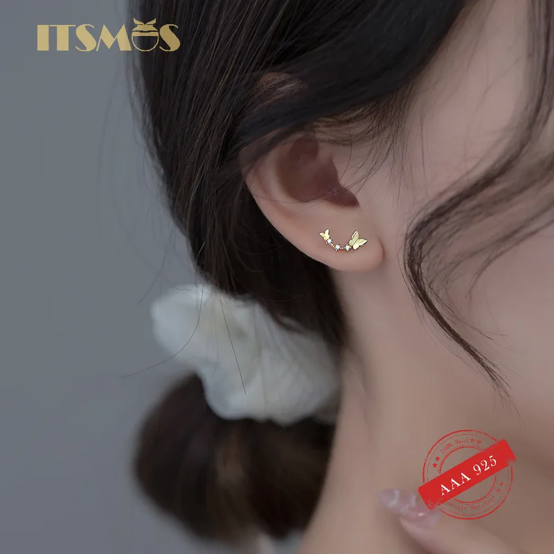 

Женские серебряные серьги-гвоздики ITSMOS s925 в Корейском стиле