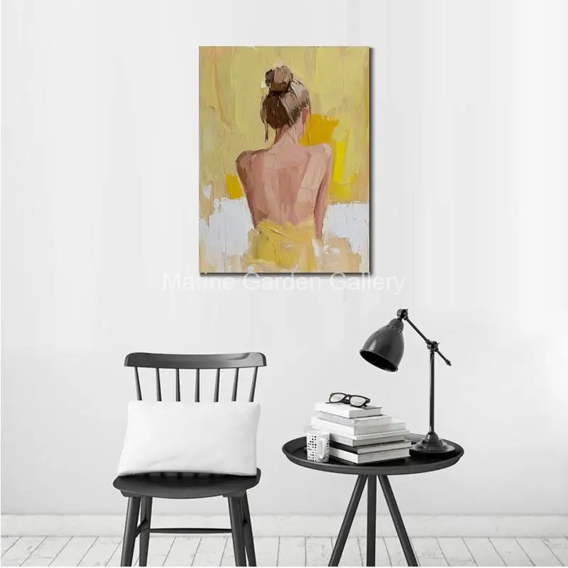 Абстрактная картина маслом Земалу на холсте