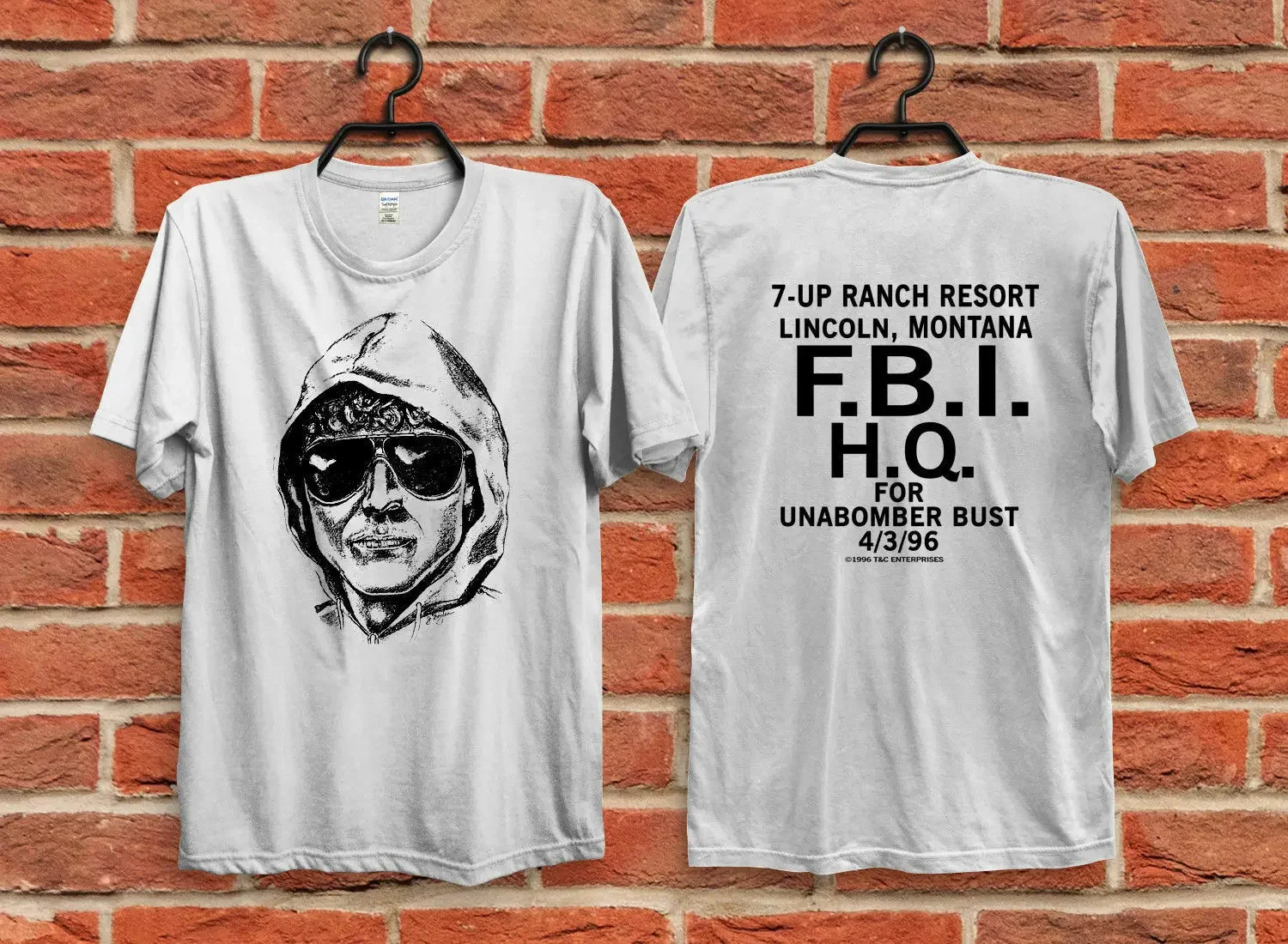 Модная футболка The Unabomber 7-Up Ranch Resort Lincoln Montana новая