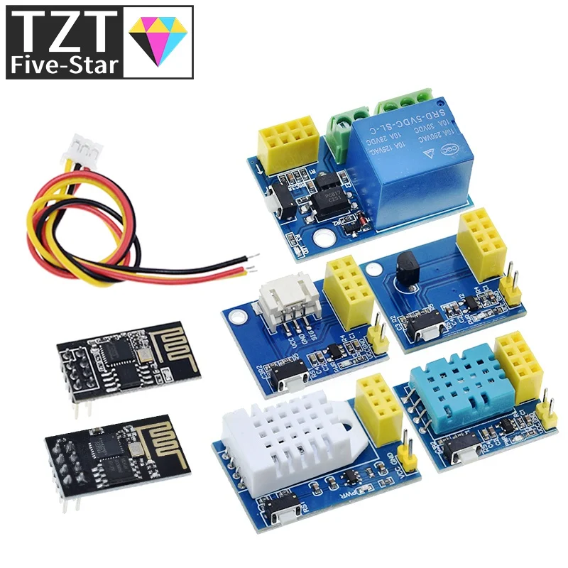 Релейный модуль ESP8266 с Wi-Fi 5 В DS18B20 DHT11 DHT22 RGB контроллер для умного дома выключатель