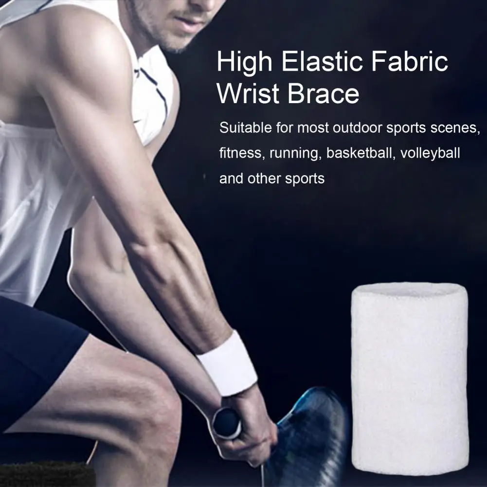 

Double-layer Wrist Support Sports Fitness Elastic Wrist Bands Comfortable Sweatbands for Outdoor Activities Tennis Gymnastics
