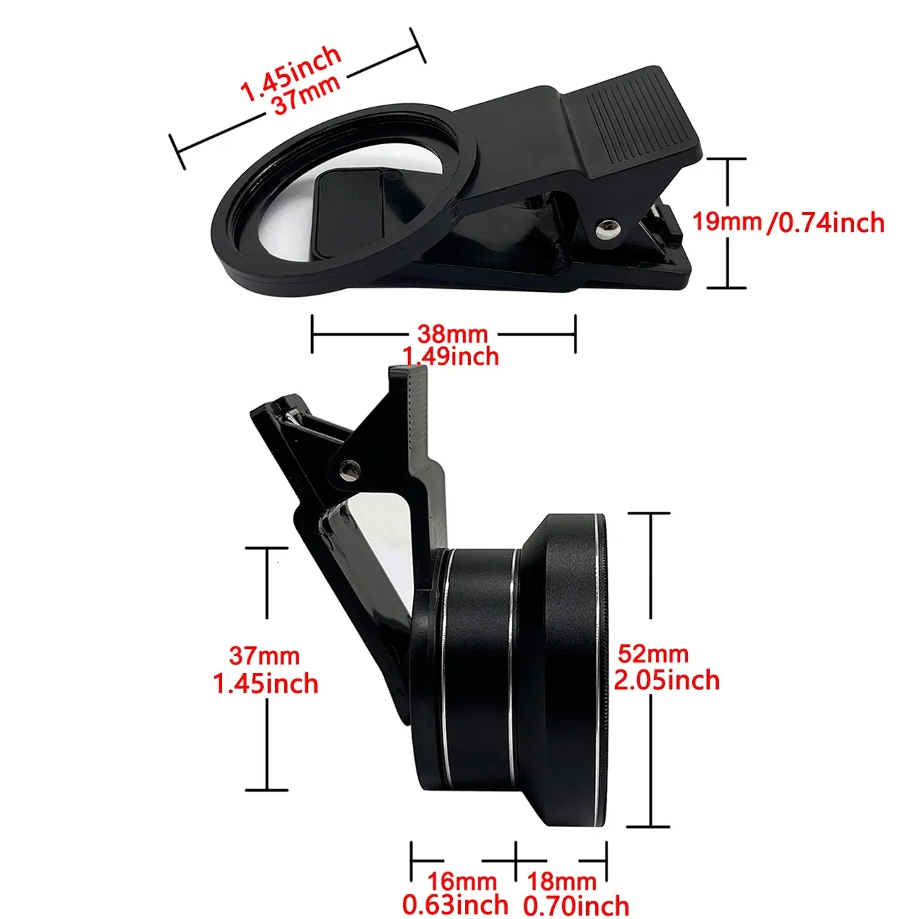 10000 объектив 0.6X широкоугольный и 15X макрообъектив HD-камеры 2 функции