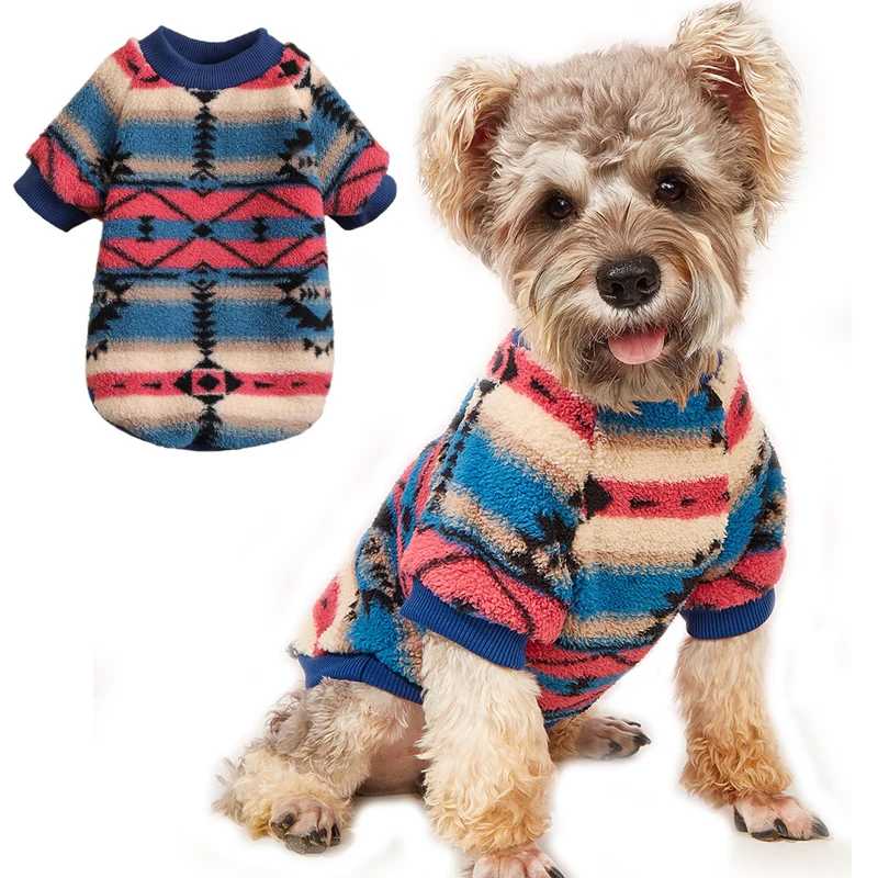 

Schnauzer Dog Clothes Thermal Velvet Dog Hoodie Yorkie Puppy Cat Shirt Winter Pullover Coat for Small Medium Dogs Ethnic Costume