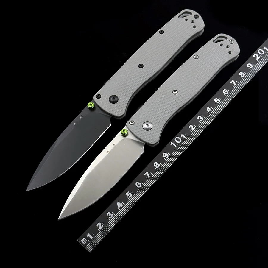 

New G10 Handle BM 535 Bugout Folding Knife Outdoor Camping Fishing and Hunting Military Knives Portable Pocket EDC Tool