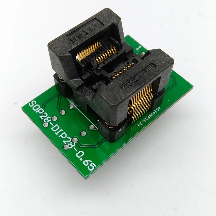 

TSSOP20 IC programmer ssop20 test seat chip programming seat burning tool OTS28-0.65-01
