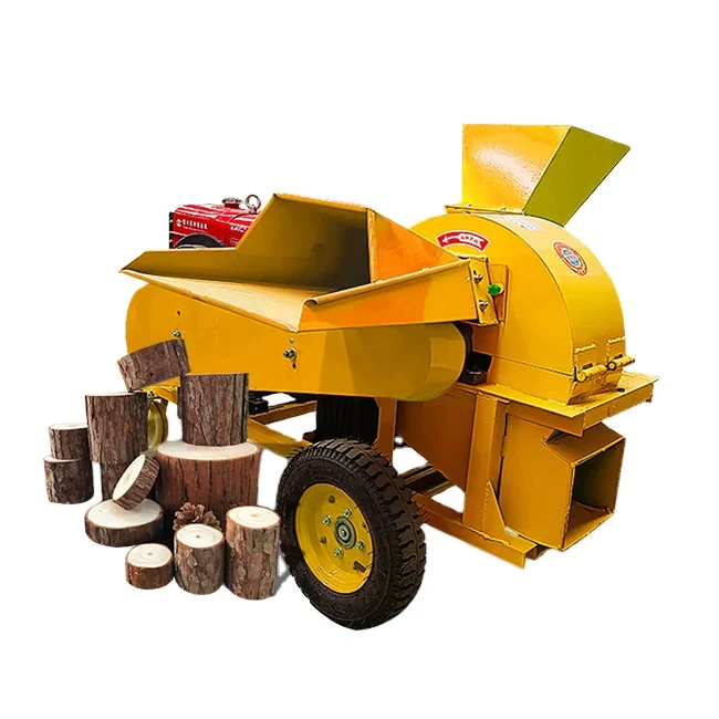 

Wood Chip Sawdust Processing Equipment Wet And Dry Wood Crusher Tree Branch Scraps Crusher