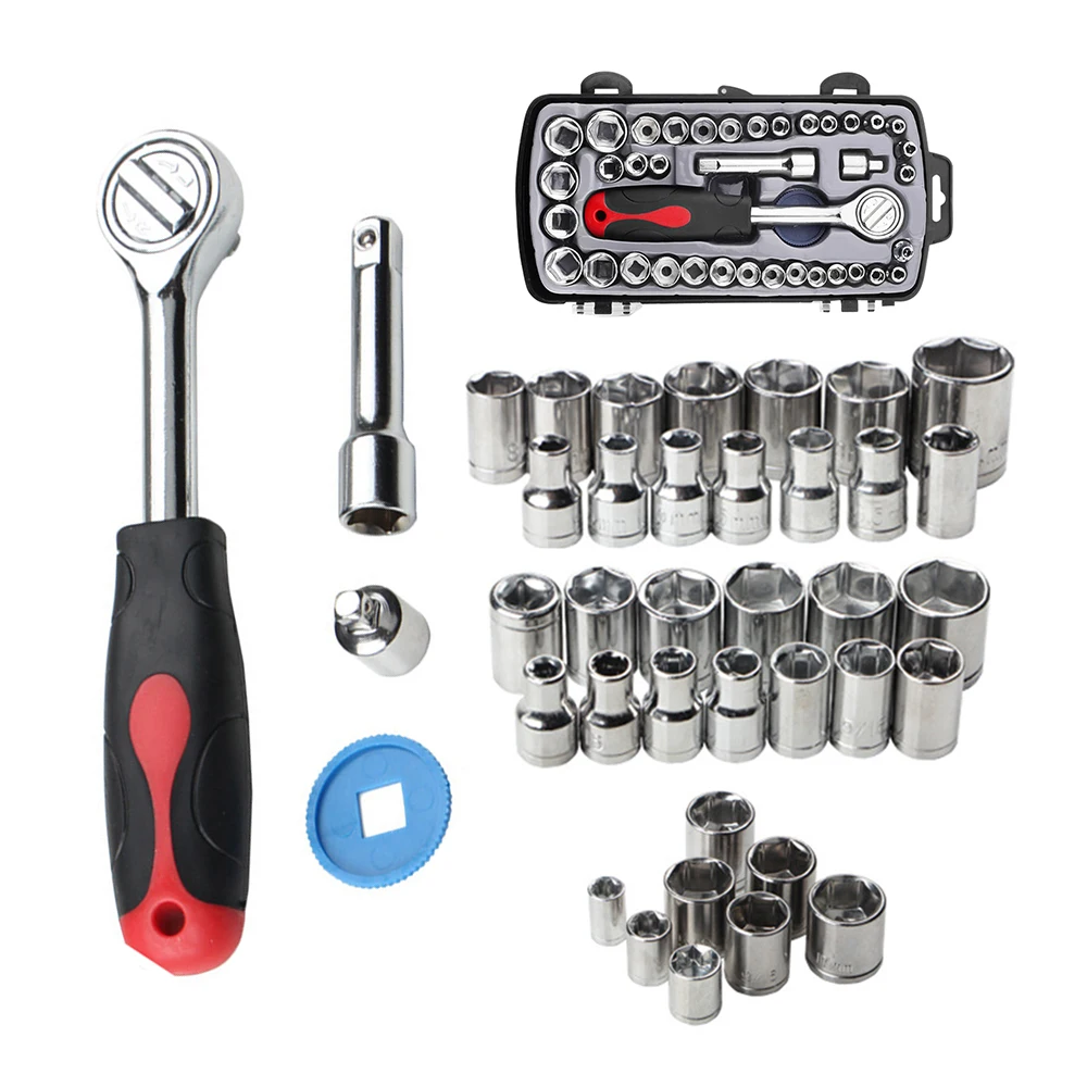 

Набор патронов с храповым механизмом 3/8, 40 шт.