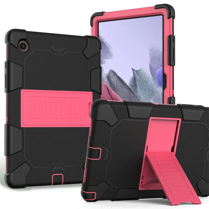 

Bi-Color PC bracket silicone Case For iPad Pro 11 2022 2021 2020 2019 2018 10.2 9.7 10.9 12.9 4th 5th 6th 8th 9th 10th PU Cover