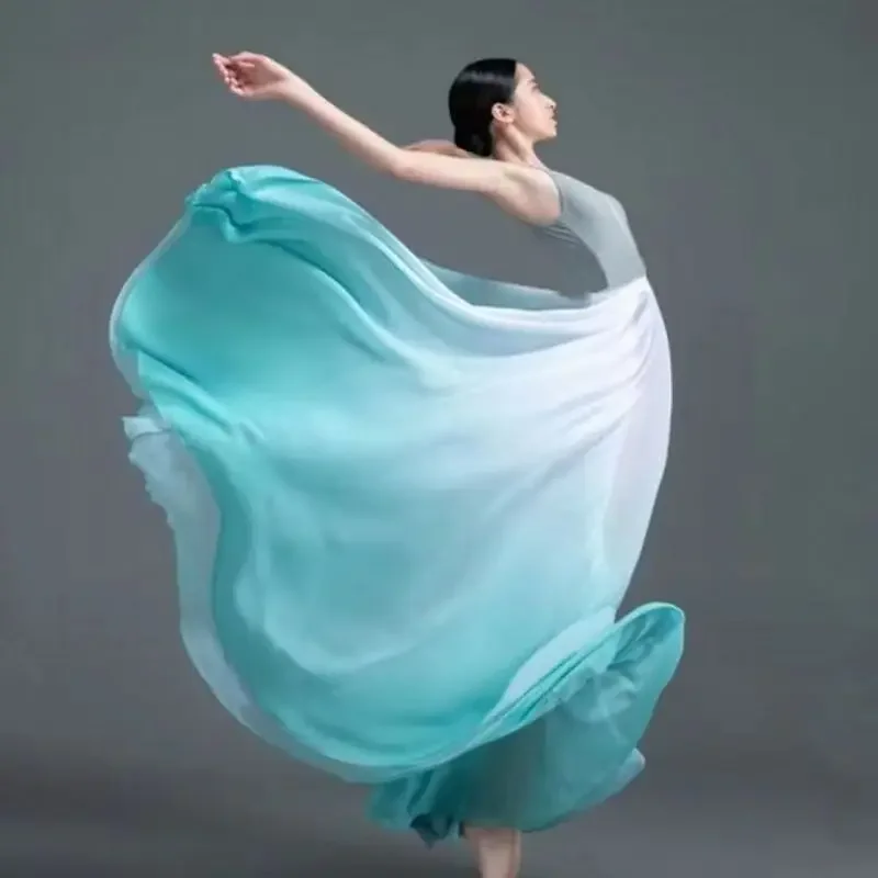 Женская этническая классическая современная танцевальная тренировочная юбка с