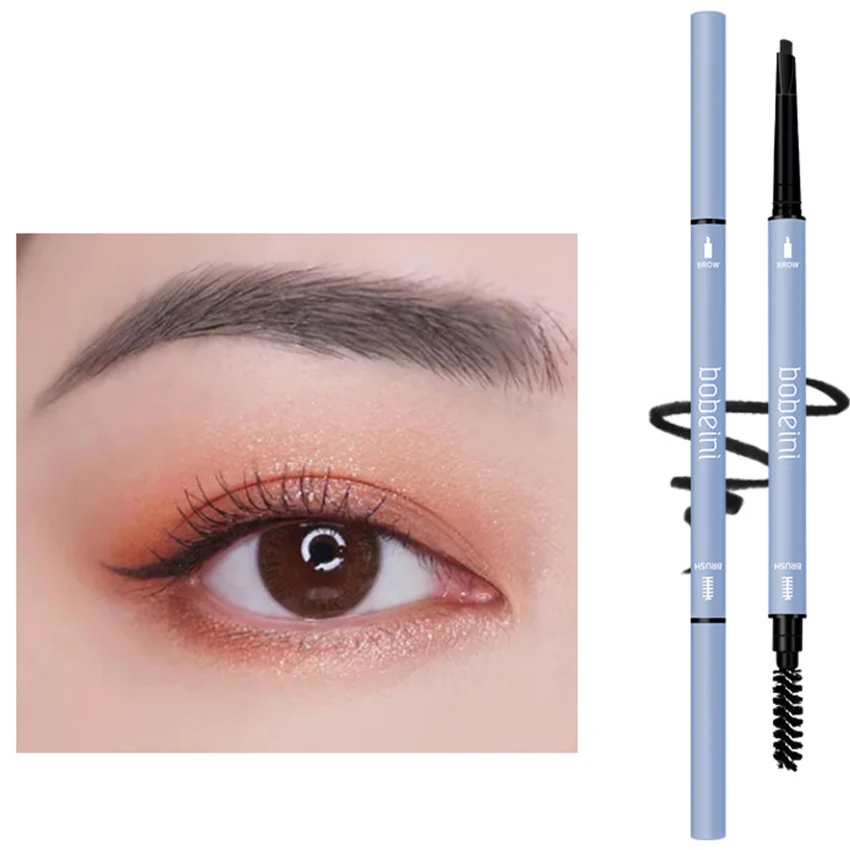 

Small triangle eyebrow pencil waterproof and sweat-proof student long-lasting not easy to decolorize double-headed very fine