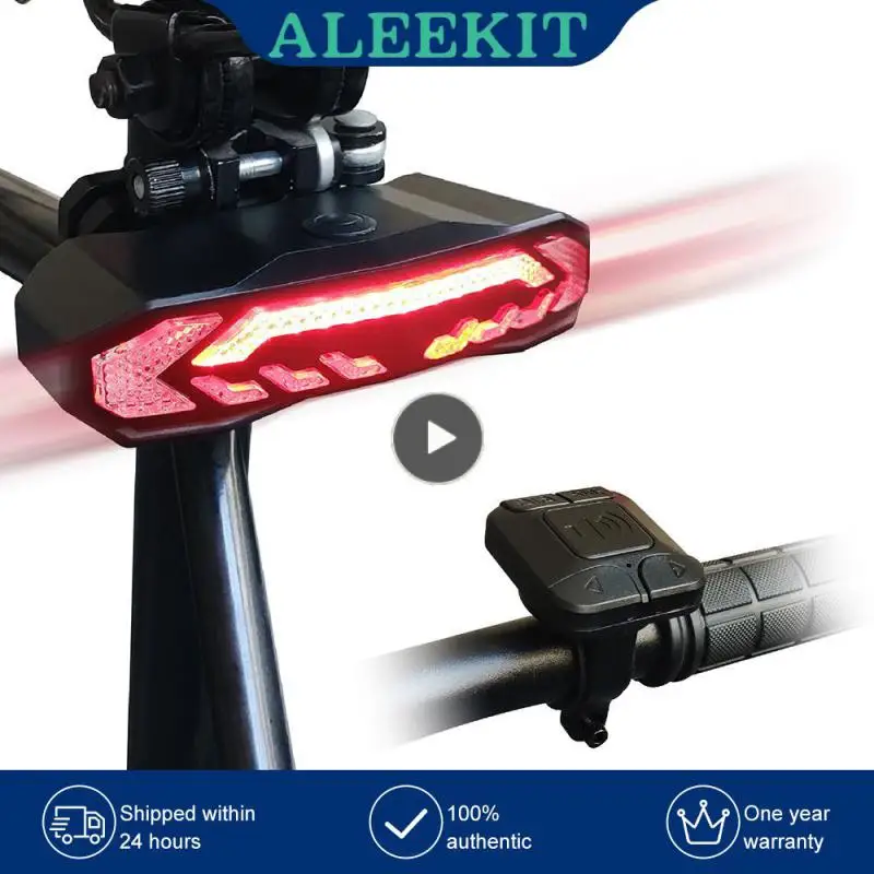 

1/2/3PCS Remote Control Bike Lights Ultra-bright Steering Taillights Waterproof 6 Lighting Modes Bicycle Taillight 5 In 1